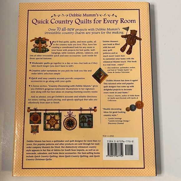 Four Vintage Debbie Mumm Quilting Books - Picture 5 of 9